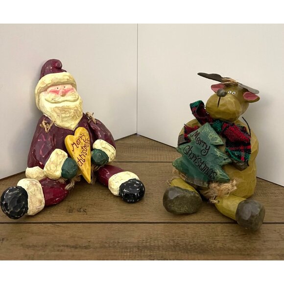 Santa & Reindeer Christmas Decor Set - Picture 2 of 4